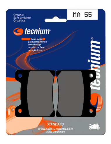 TECNIUM Street Organic Brake pads - MA55