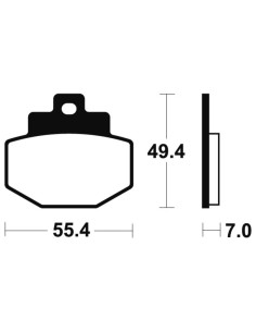 TECNIUM Sintered Metal Brake Pads - MTR138