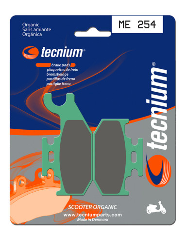 TECNIUM Scooter Organic Brake pads - ME254