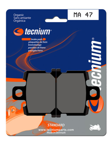 TECNIUM Street Organic Brake pads - MA47