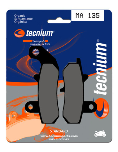 TECNIUM Street Organic Brake pads - MA135