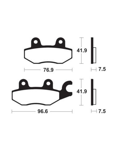 TECNIUM Sintered Metal Brake Pads - MF455 