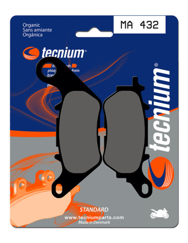 TECNIUM Street Organic Brake pads - MA432