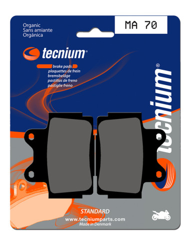 TECNIUM Street Organic Brake pads - MA70