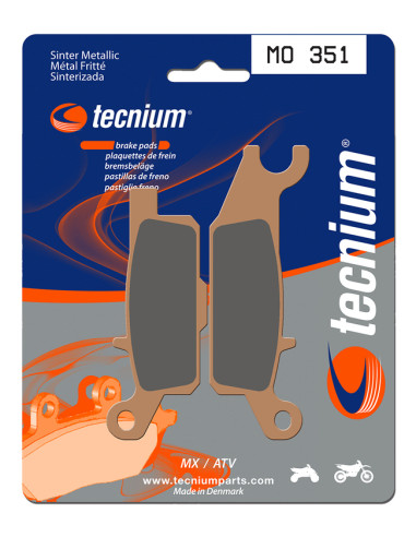 TECNIUM MX/ATV Sintered Metal Brake pads - MO351