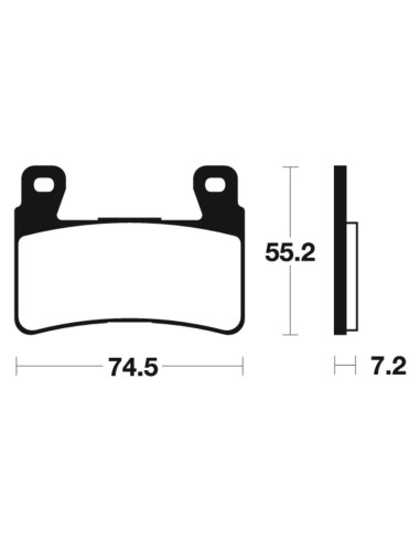 TECNIUM Sintered Metal Brake Pads - MTR234