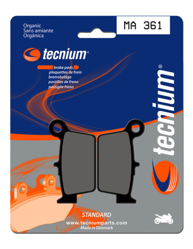 TECNIUM Street Organic Brake pads - MA361