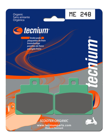 TECNIUM Scooter Organic Brake pads - ME248