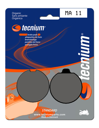 TECNIUM Street Organic Brake pads - MA11