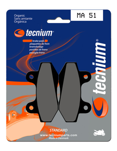 TECNIUM Street Organic Brake pads - MA51