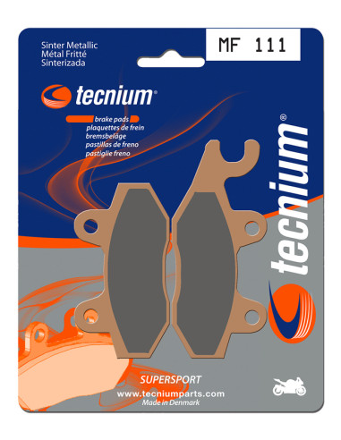 TECNIUM Street Performance Sintered Metal Brake pads - MF111