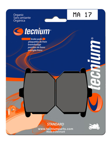 TECNIUM Street Organic Brake pads - MA17