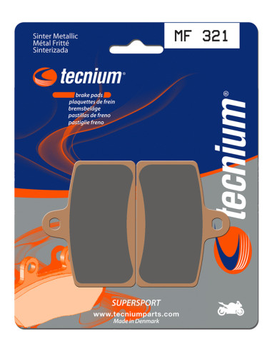 TECNIUM Street Performance Sintered Metal Brake pads - MF321