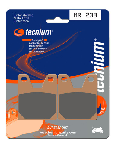 TECNIUM Street Performance Sintered Metal Brake pads - MR233