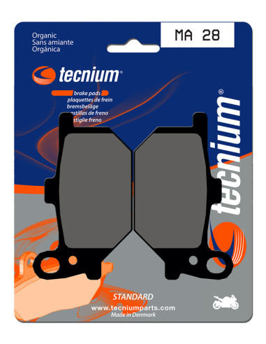 TECNIUM Street Organic Brake pads - MA28