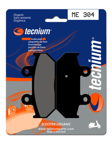 TECNIUM Scooter Organic Brake pads - ME304