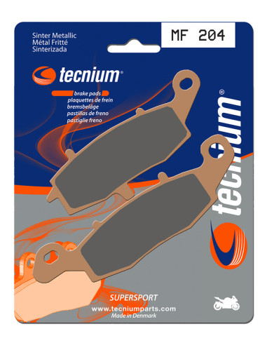 TECNIUM Street Performance Sintered Metal Brake pads - MF204
