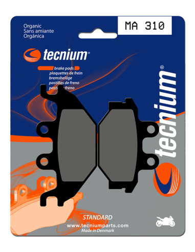 TECNIUM Street Organic Brake pads - MA310
