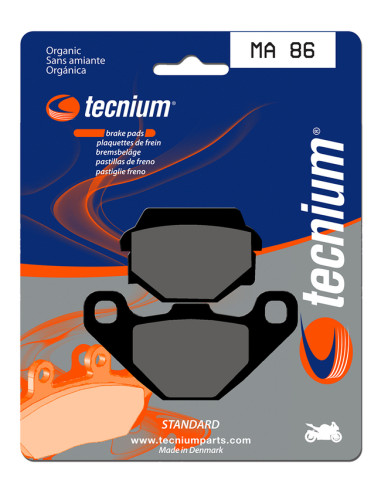 TECNIUM Street Organic Brake pads - MA86