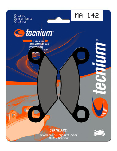 Plaquettes de frein TECNIUM route organique - MA142