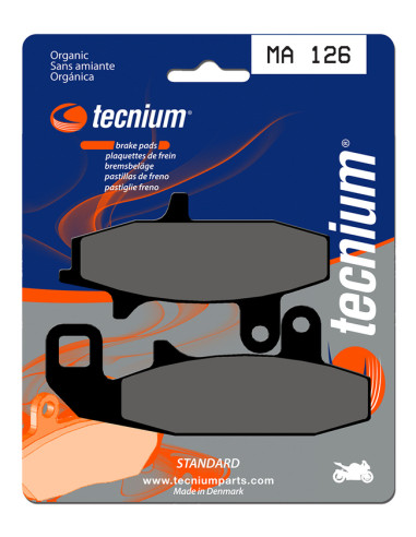 TECNIUM Street Organic Brake pads - MA126