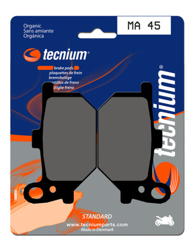 TECNIUM Street Organic Brake pads - MA45