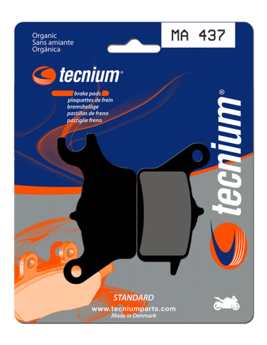 TECNIUM Organic Right Brake Pads - ME437