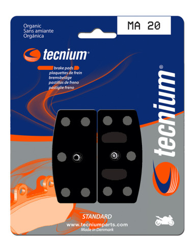 TECNIUM Street Organic Brake pads - MA20