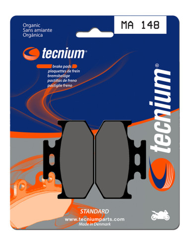 TECNIUM Street Organic Brake pads - MA148