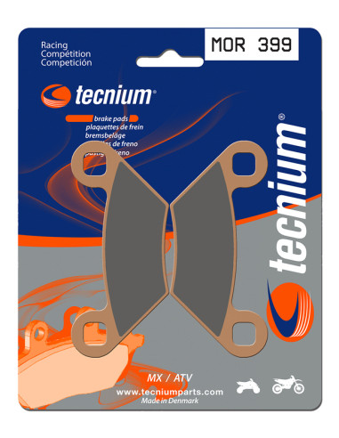 TECNIUM Racing MX/ATV Sintered Metal Brake pads - MOR399