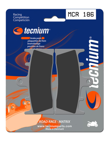 TECNIUM Racing Sintered Metal Carbon Brake pads - MCR186