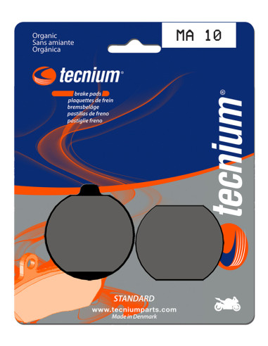 TECNIUM Street Organic Brake pads - MA10