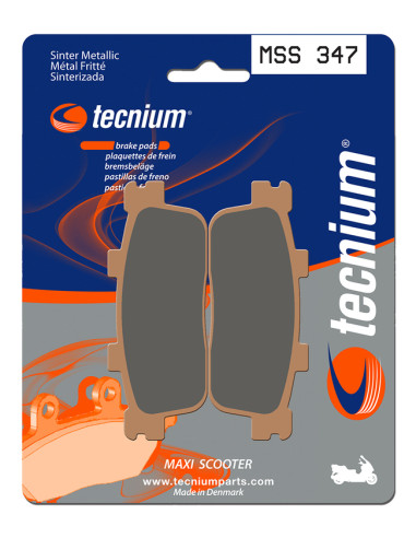 TECNIUM Maxi Scooter Sintered Metal Brake pads - MSS347