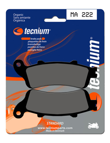 TECNIUM Street Organic Brake pads - MA222