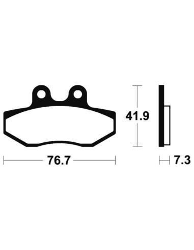 Plaquettes de frein TECNIUM MX/Quad métal fritté - MO58