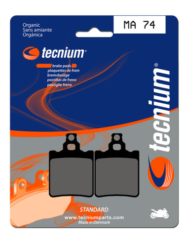 TECNIUM Street Organic Brake pads - MA74