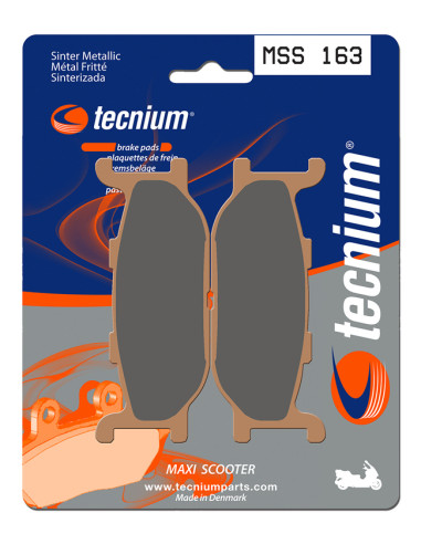 TECNIUM Maxi Scooter Sintered Metal Brake pads - MSS163