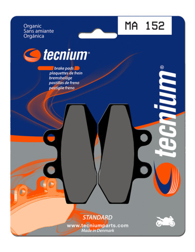 Plaquettes de frein TECNIUM route organique - MA152