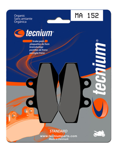 TECNIUM Street Organic Brake pads - MA152