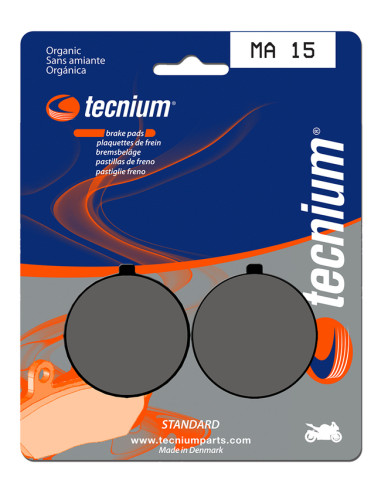 TECNIUM Street Organic Brake pads - MA15