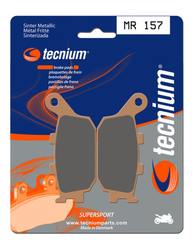 Plaquettes de frein TECNIUM Performance métal fritté - MR157