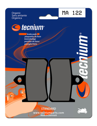 TECNIUM Street Organic Brake pads - MA122