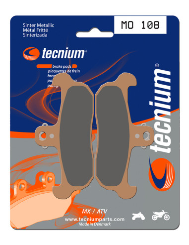 TECNIUM MX/ATV Sintered Metal Brake pads - MO108