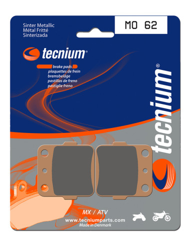 TECNIUM MX/ATV Sintered Metal Brake pads - MO62