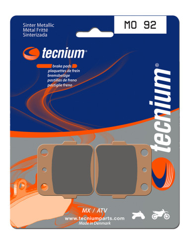 TECNIUM MX/ATV Sintered Metal Brake pads - MO92