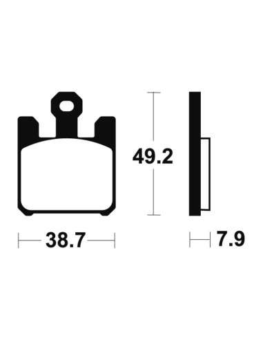 TECNIUM Sintered Metal Brake Pads - MTR288