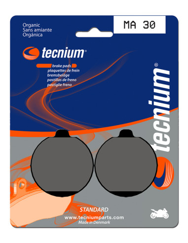 TECNIUM Street Organic Brake pads - MA30