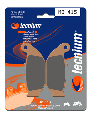TECNIUM MX/ATV Sintered Metal Brake pads - MO415