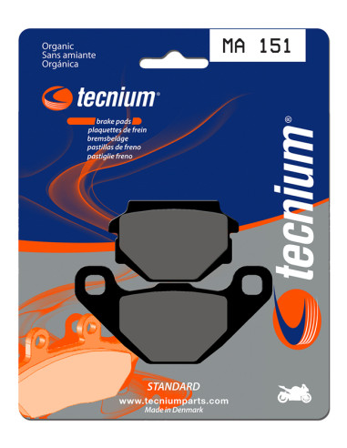 TECNIUM Street Organic Brake pads - MA151