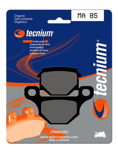 TECNIUM Street Organic Brake pads - MA85